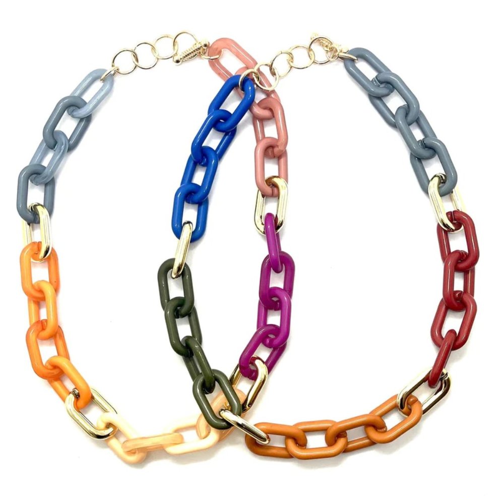 Weightless Acrylic Links Necklace